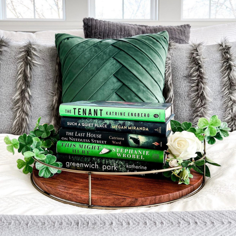 St. Patrick's day Book Stack